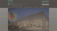 Desktop Screenshot of feltlighting.com