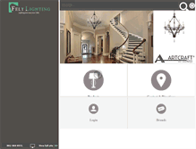 Tablet Screenshot of feltlighting.com